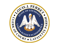 Logo for lafayette parish clerk of court