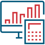Annual accounting service and depreciation calculation Icon