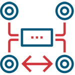 Transaction-based or Synced Data Collection Icon